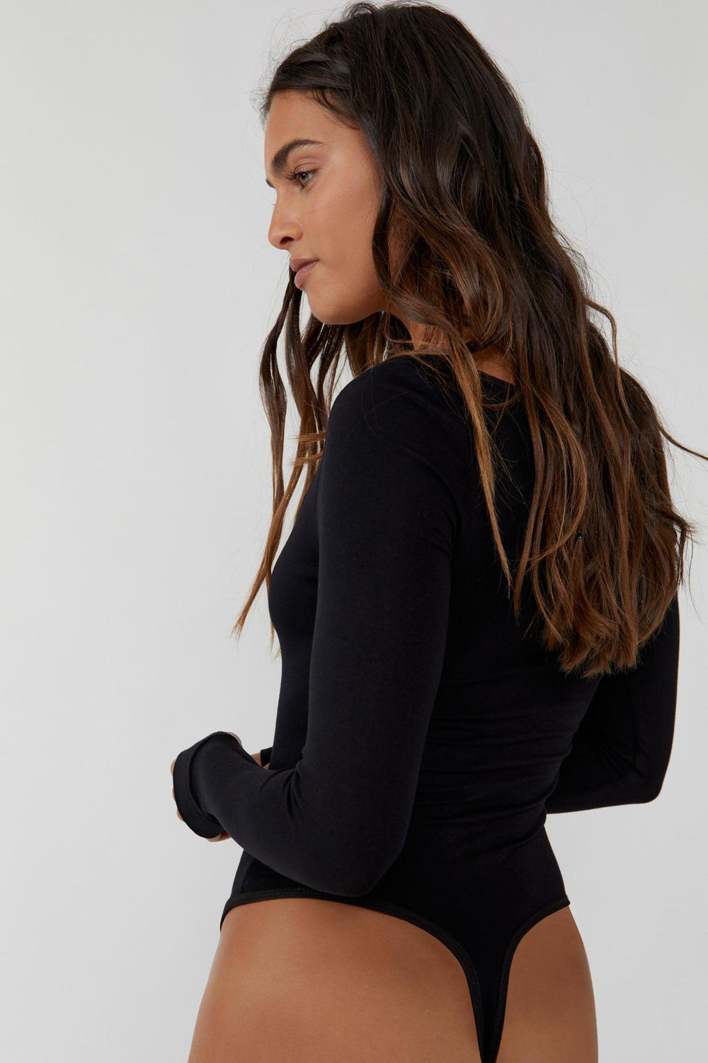 Settle In Scoop Neck Bodysuit