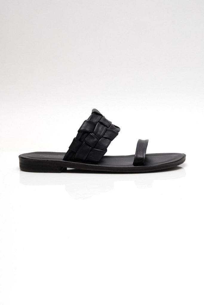 Woven River Slip-On Sandals