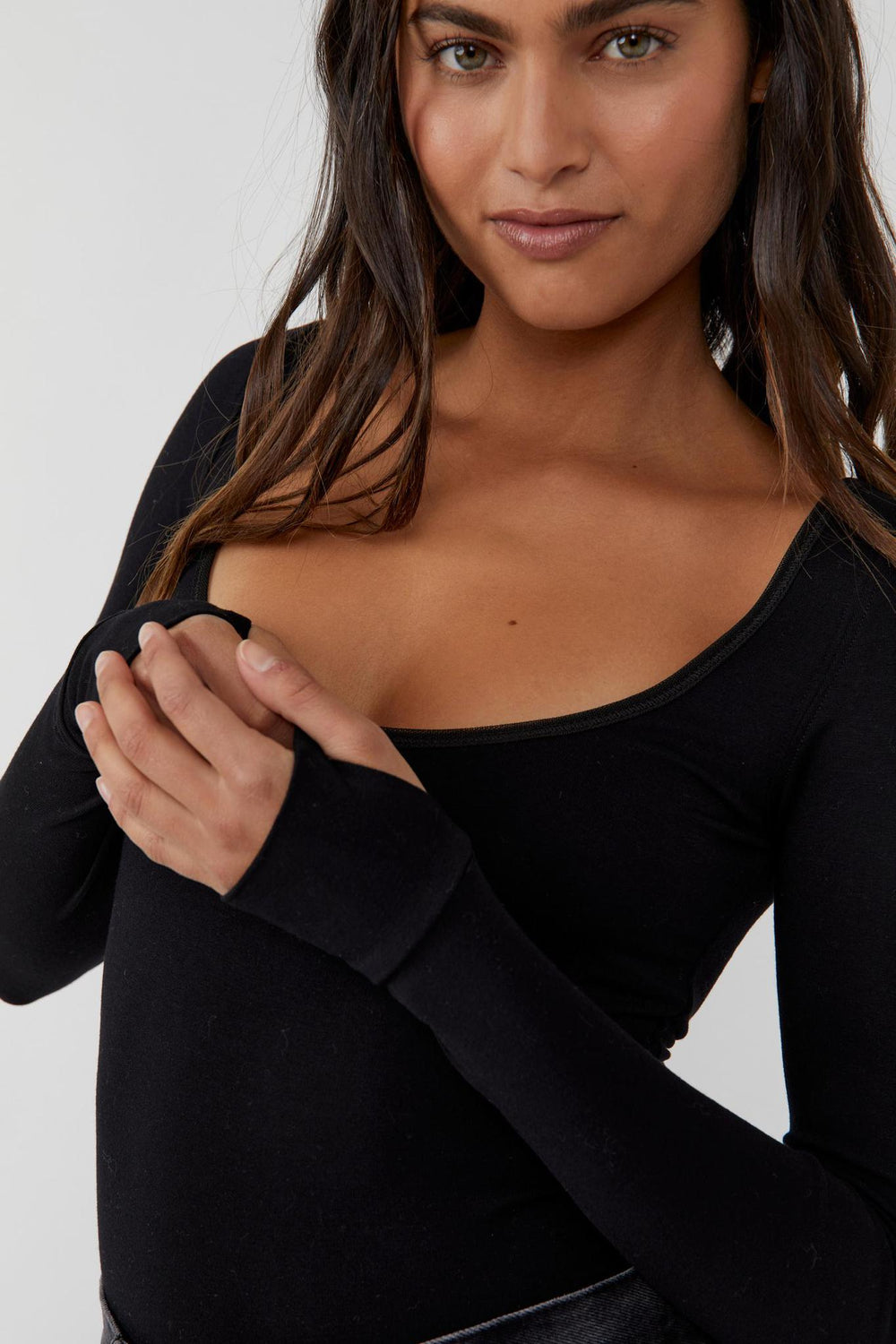 Settle In Scoop Neck Bodysuit