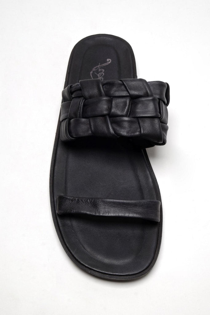 Woven River Slip-On Sandals