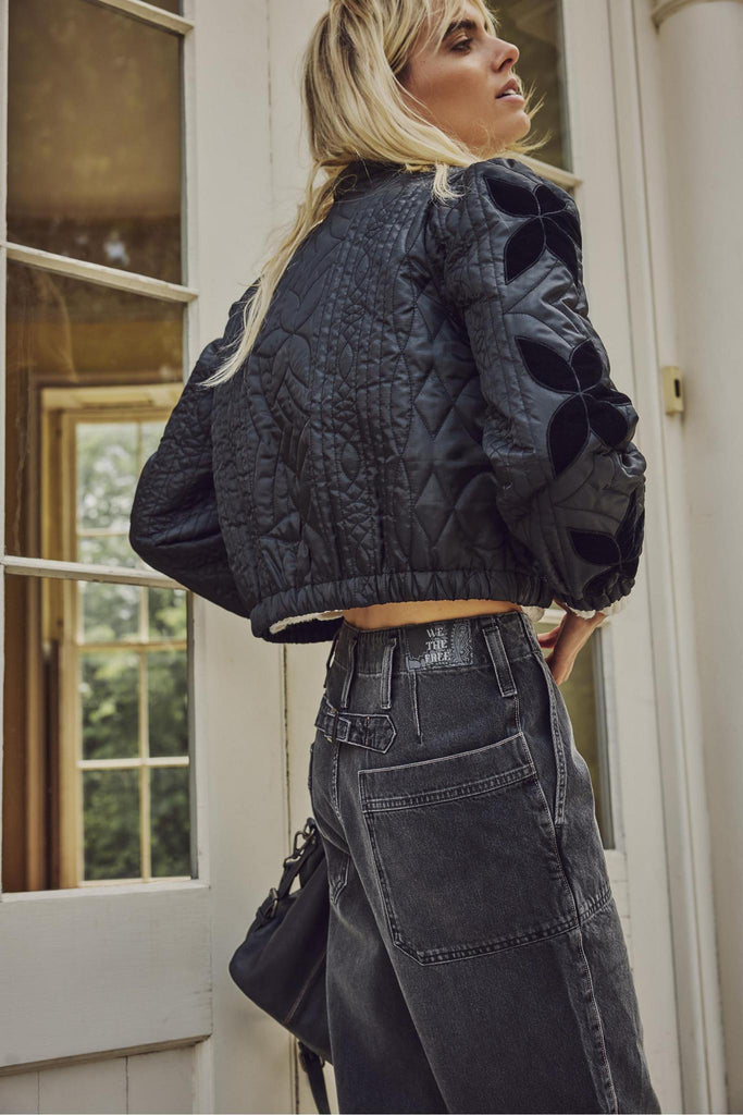 Major Leagues Mid-Rise Cuffed Jeans