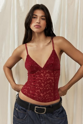 Je Taime Flocked Tank