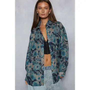 Mia Top Blue